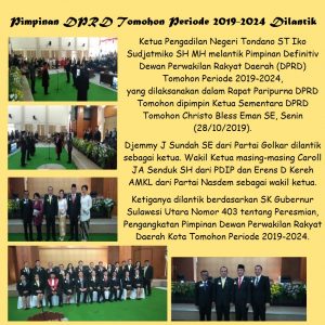 adv pelantikan pimpinan DPRD